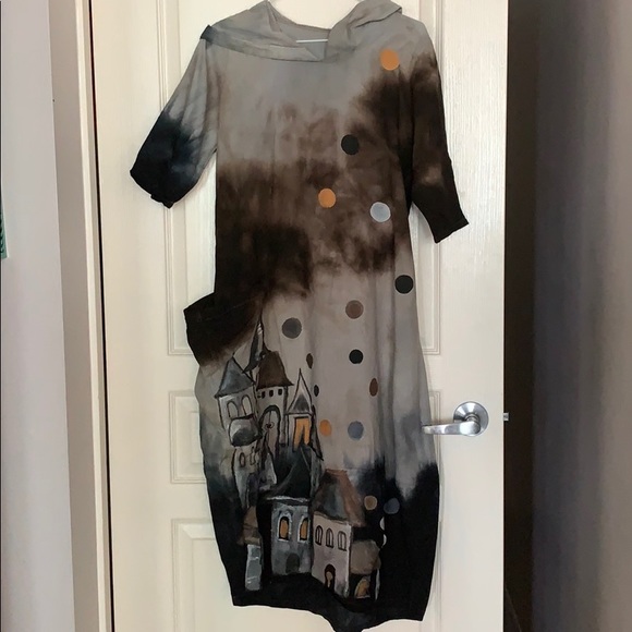 Hand painted dress - Picture 1 of 8